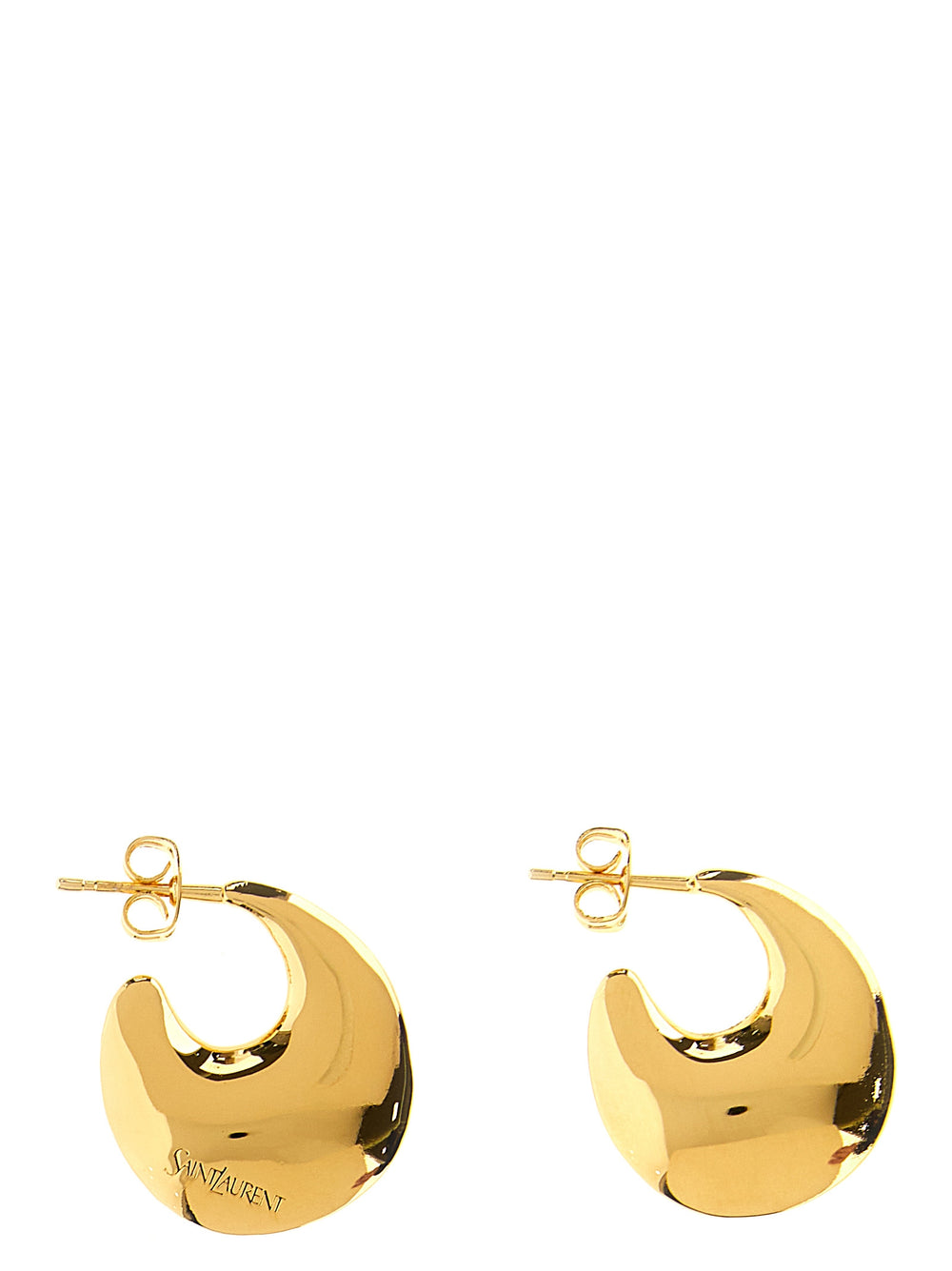Saint Laurent | Gold Metal Earrings