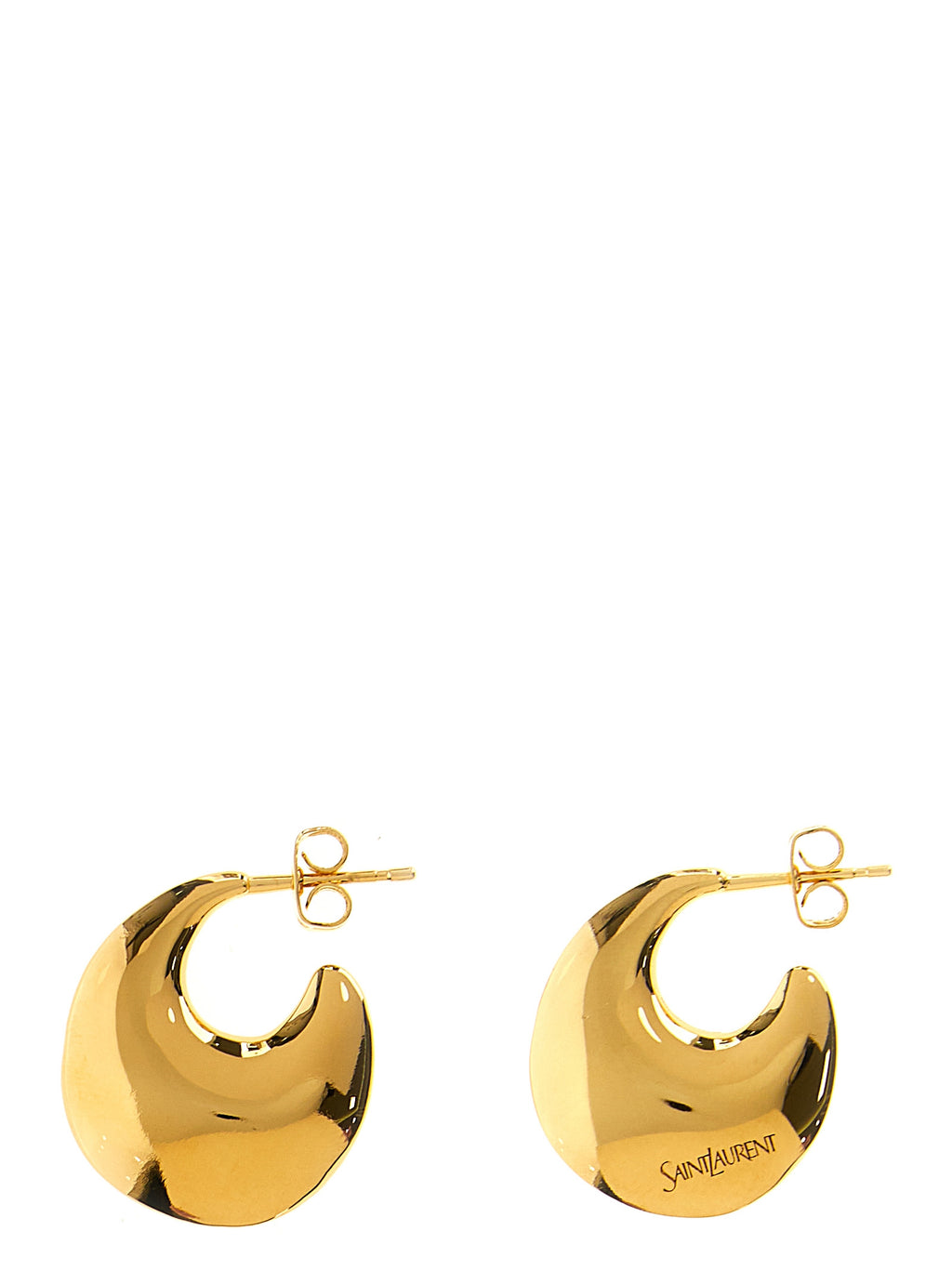 Saint Laurent | Gold Metal Earrings
