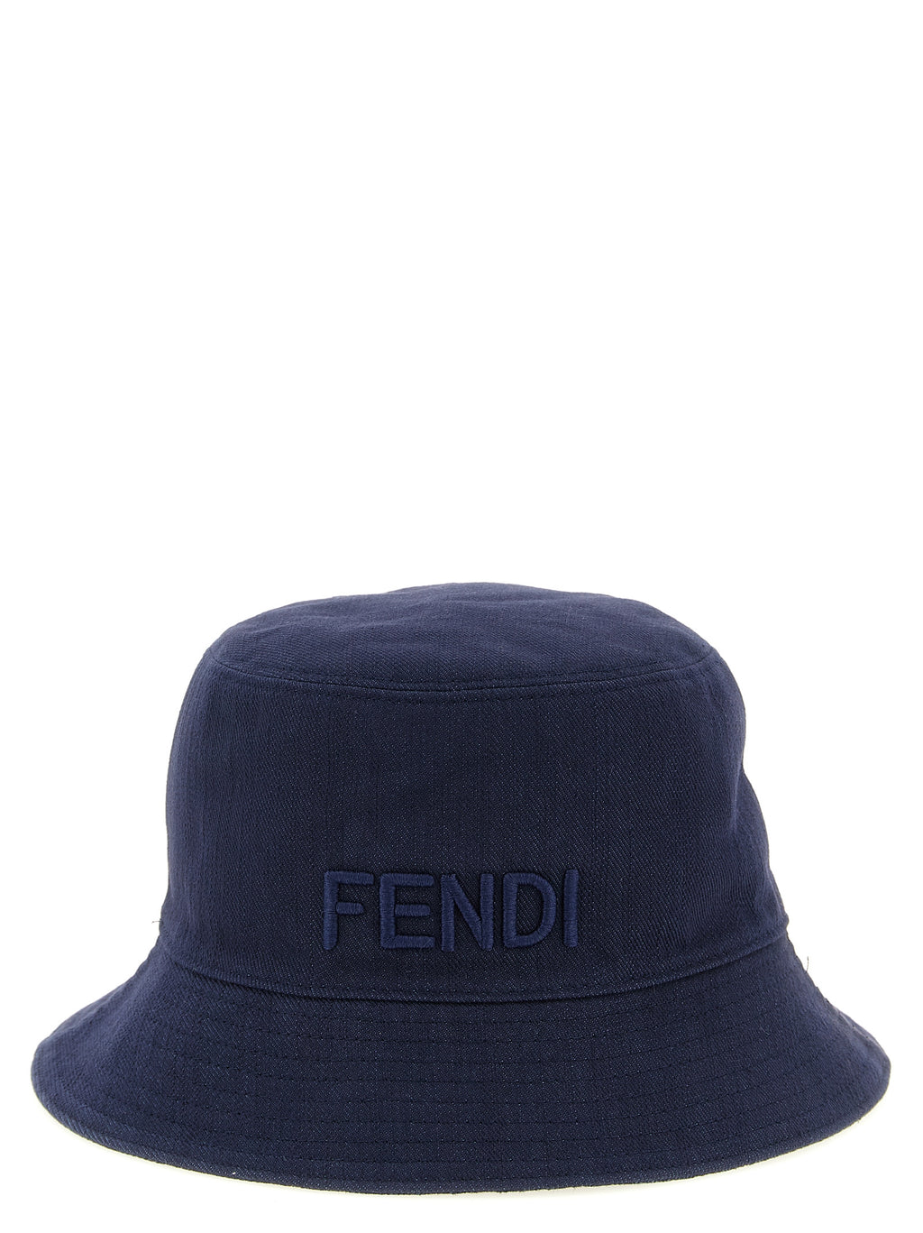 Fendi | Blue Cotton Bucket Hat
