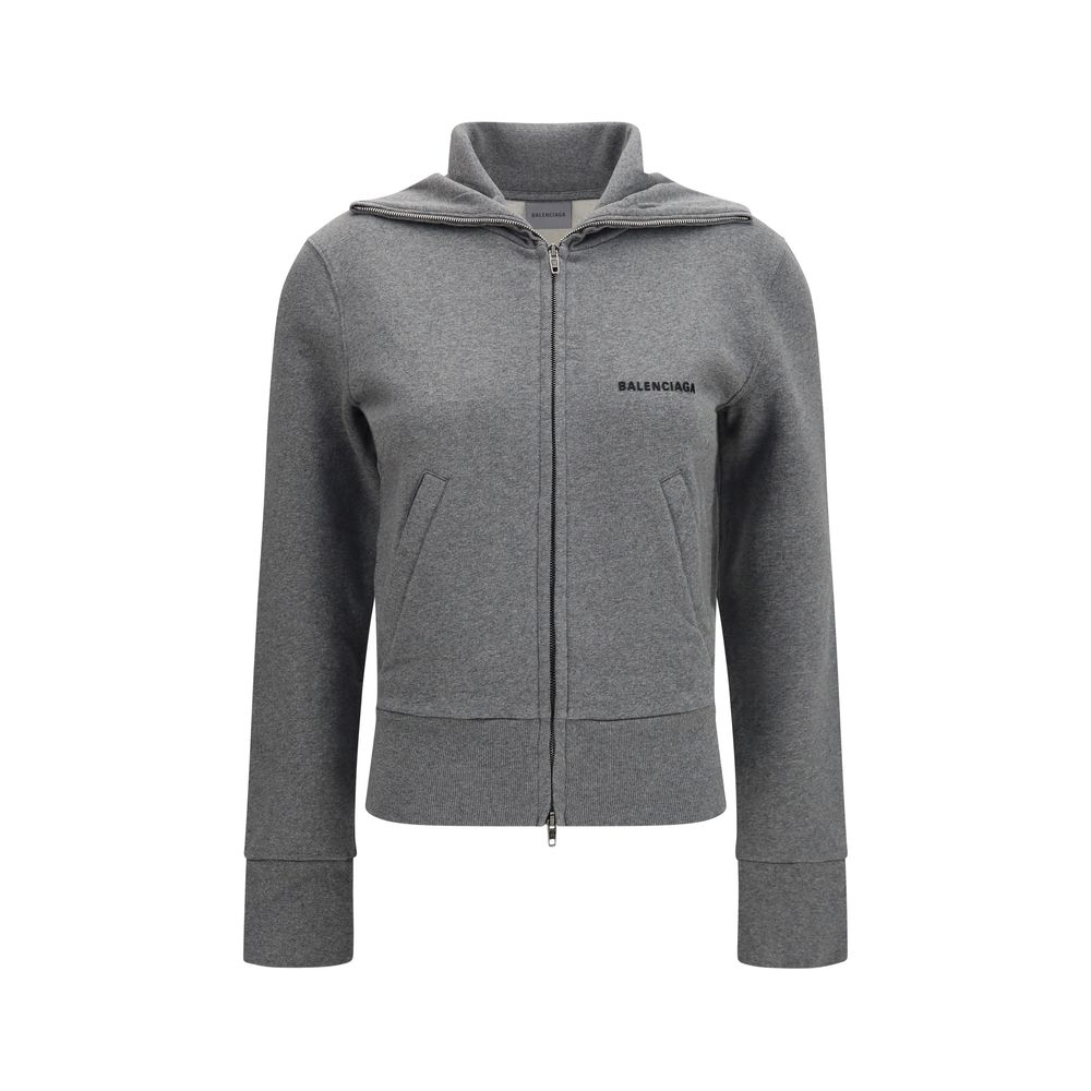 Balenciaga | Gray Cotton Sweatshirt