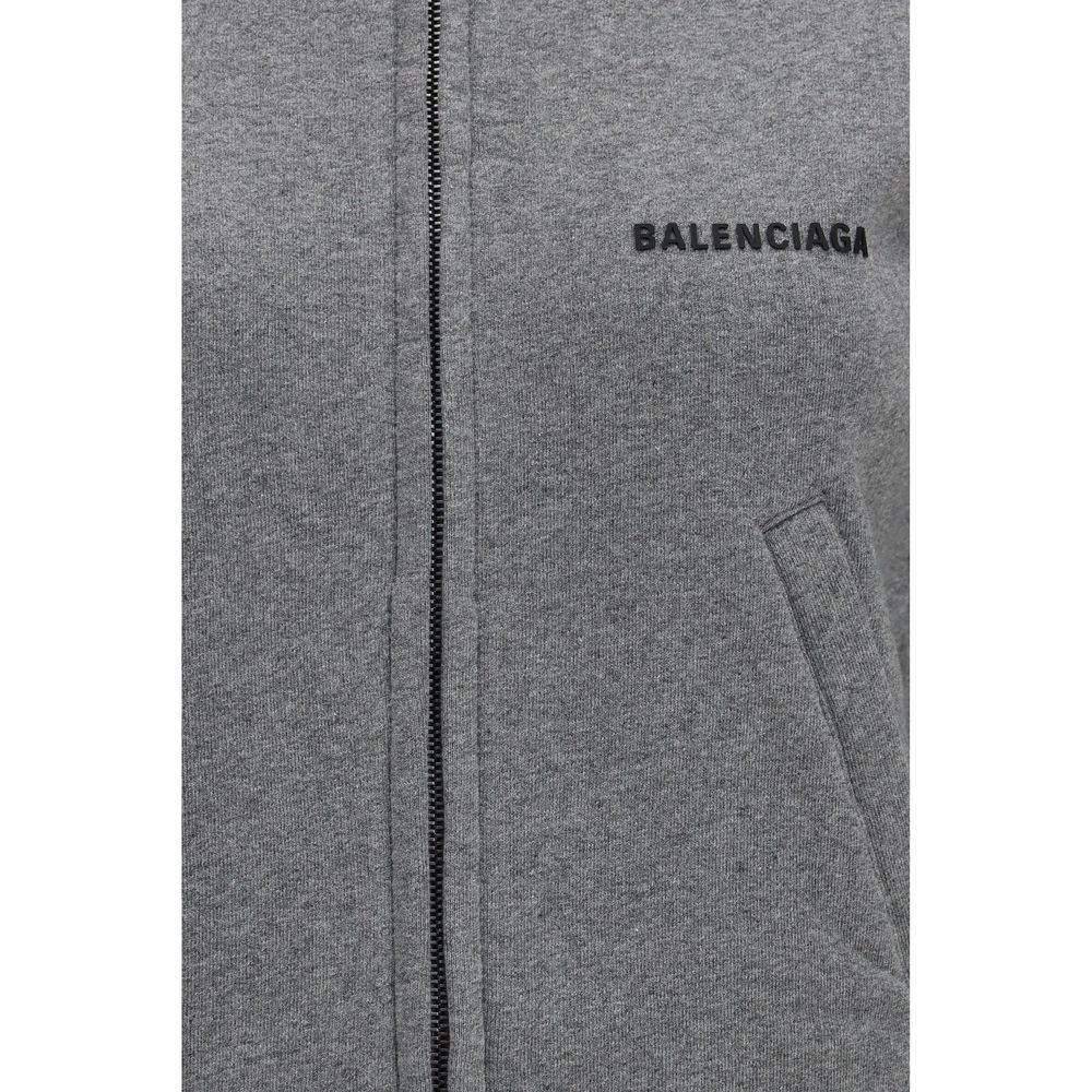 Balenciaga | Gray Cotton Sweatshirt