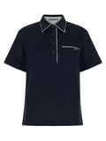 Prada | Blue Cotton Polo Shirt
