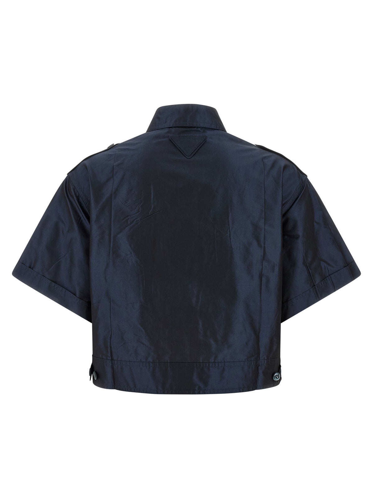 Prada | Blue Silk Blouse