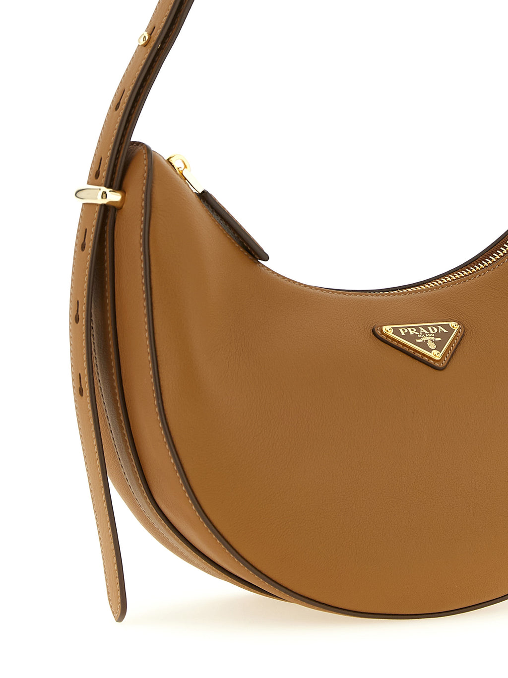 Prada | Brown Calfskin Shoulder Bag
