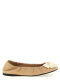 Prada | Beige Calfskin Ballet Flats