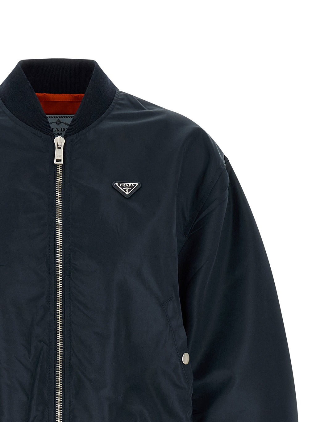 Prada | Blue Polyamide Bomber