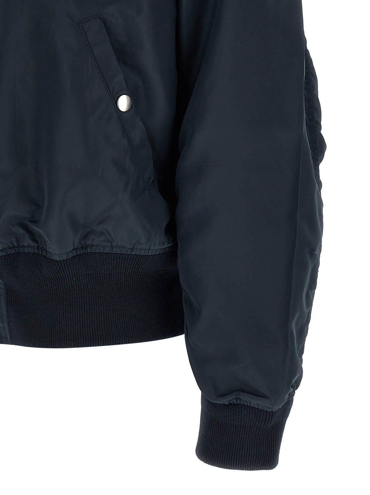 Prada | Blue Polyamide Bomber