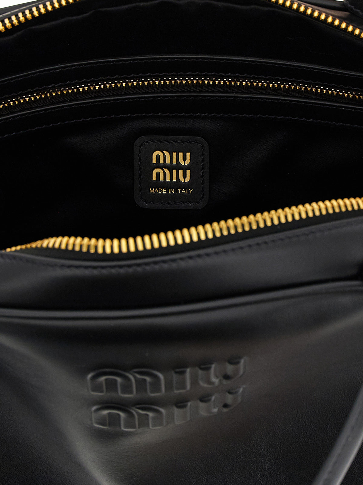 Miu Miu | Black Calfskin Shoulder Bag