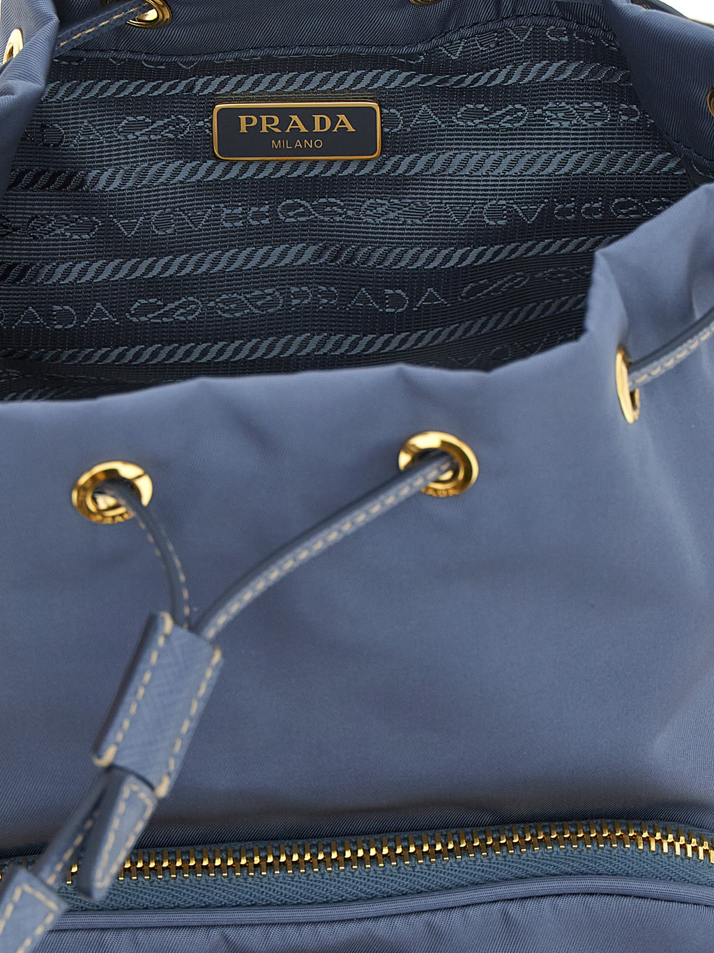 Prada | Blue Recycled Polyamide Handbag