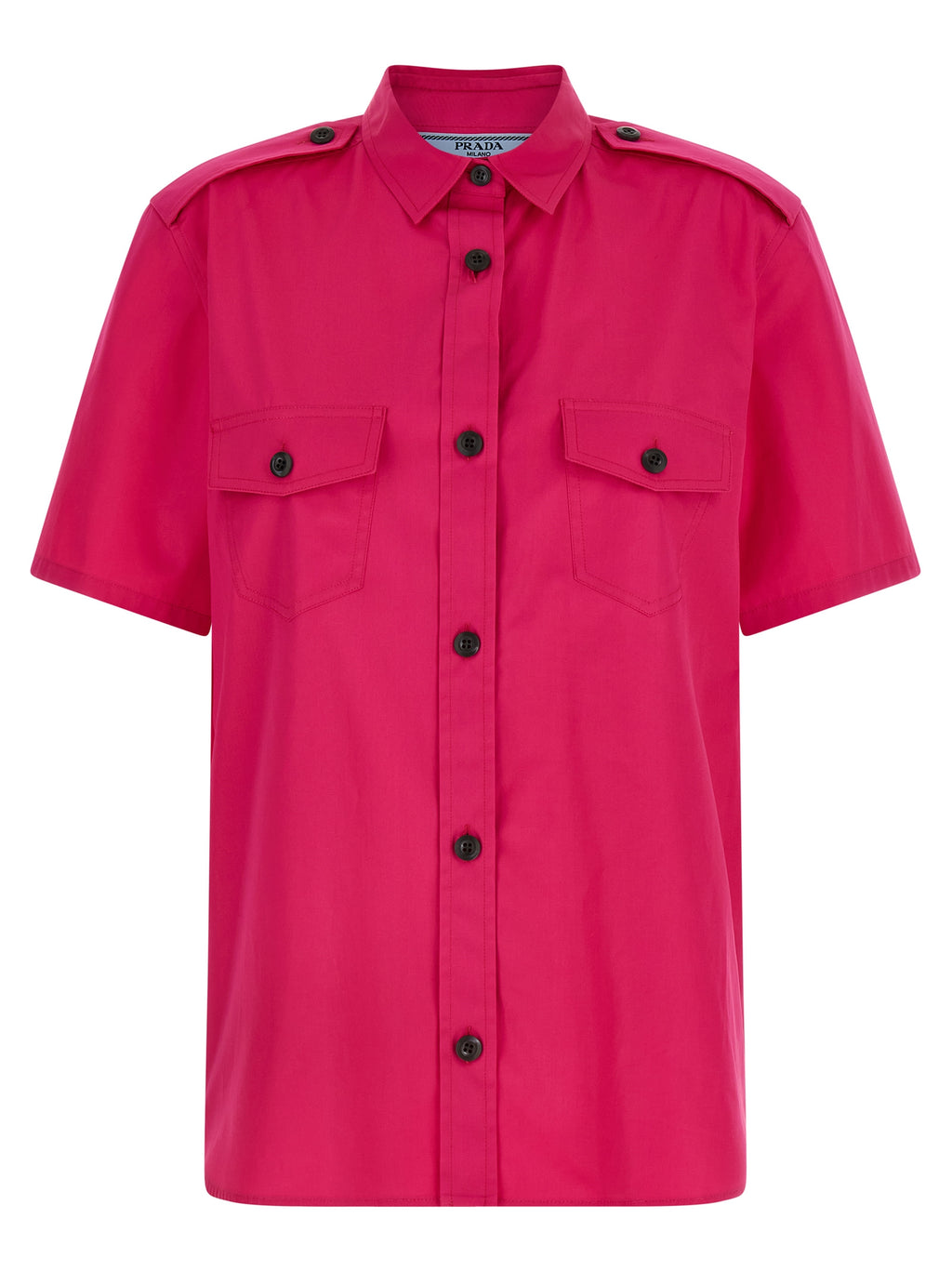 Prada | Fuchsia Cotton Blouse