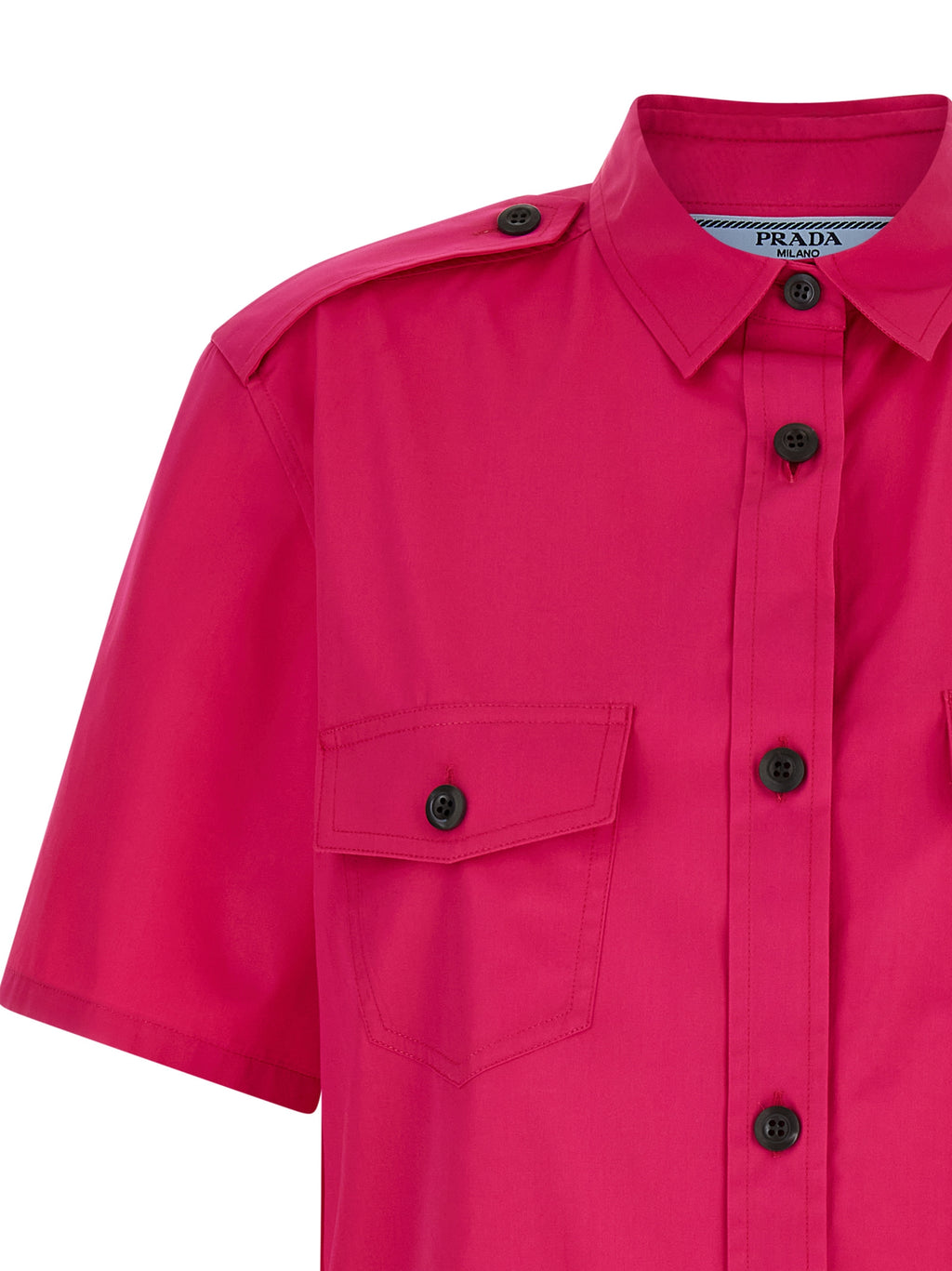 Prada | Fuchsia Cotton Blouse