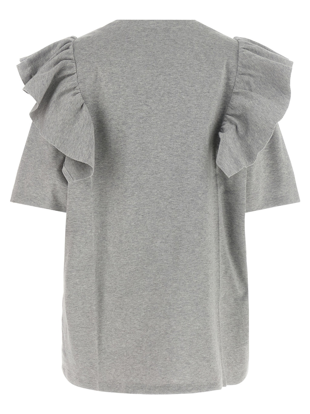 Miu Miu | Gray Cotton Short Dress