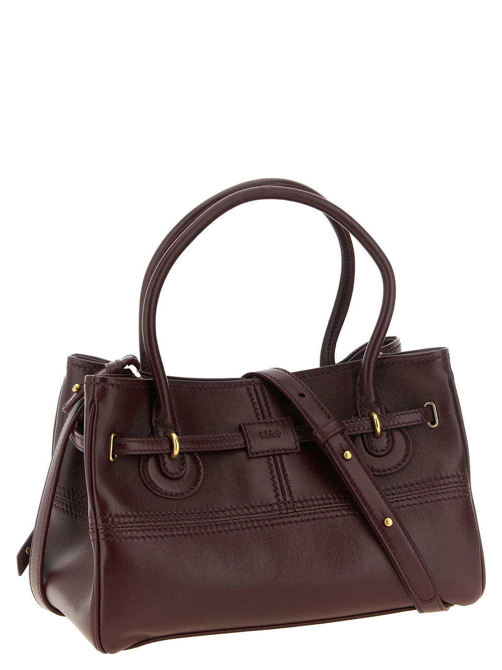 Chloé | Bordeaux Lamb Leather Shoulder Bag