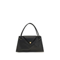 Versace | Black Calf Leather Bos Taurus Shoulder Bag