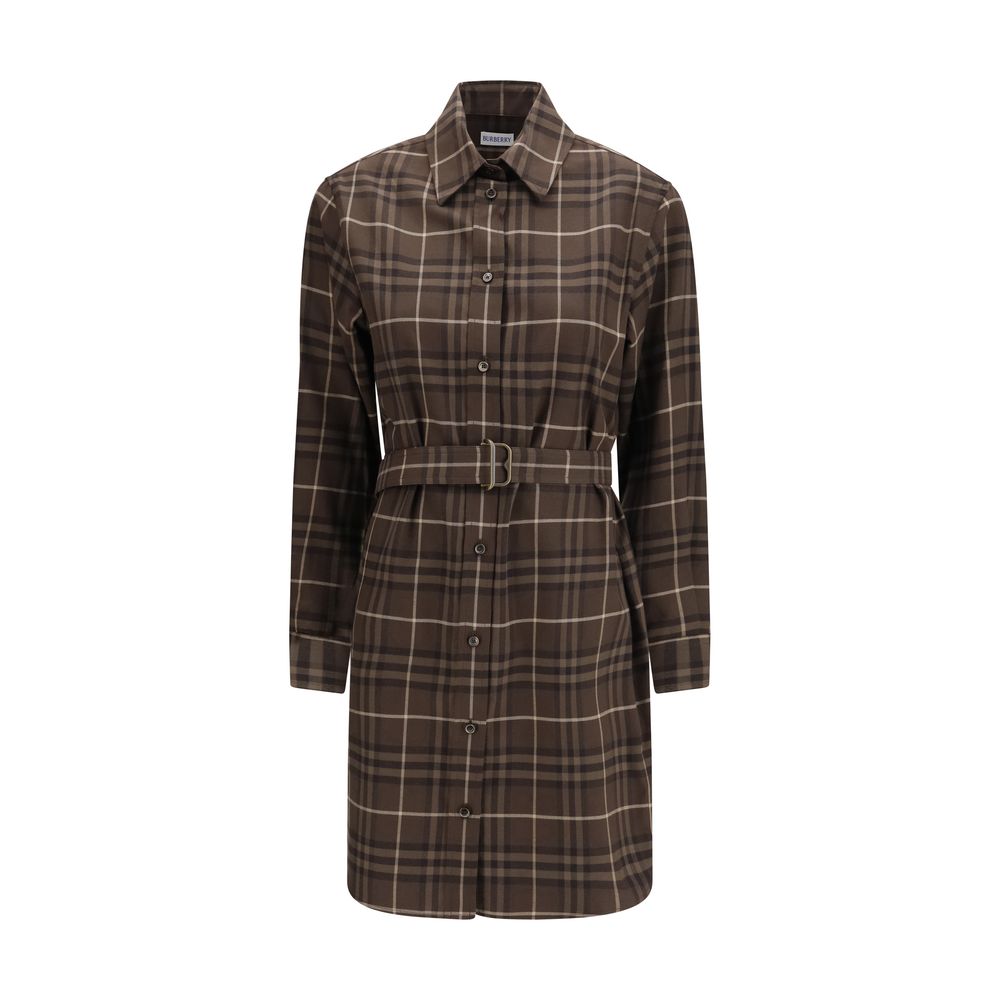 Burberry | Brown Cotton Casual Dress