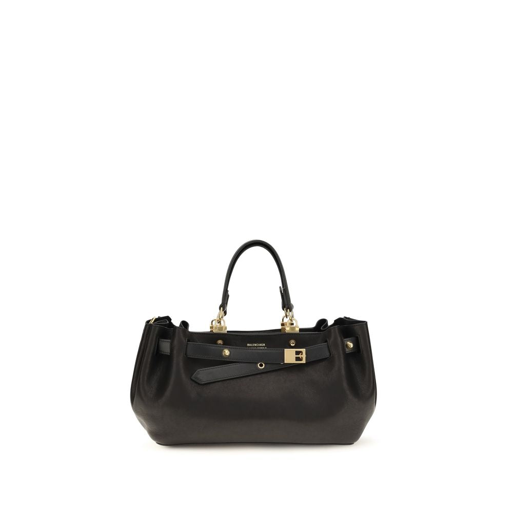 Balenciaga | Black Lamb Ovis Aries Shoulder Bag