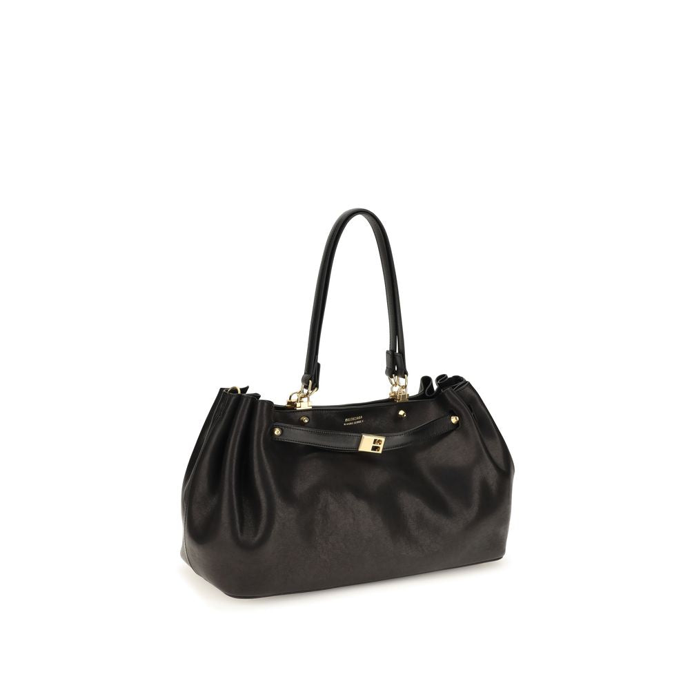 Balenciaga | Black Calf Leather Bos Taurus Shoulder Bag