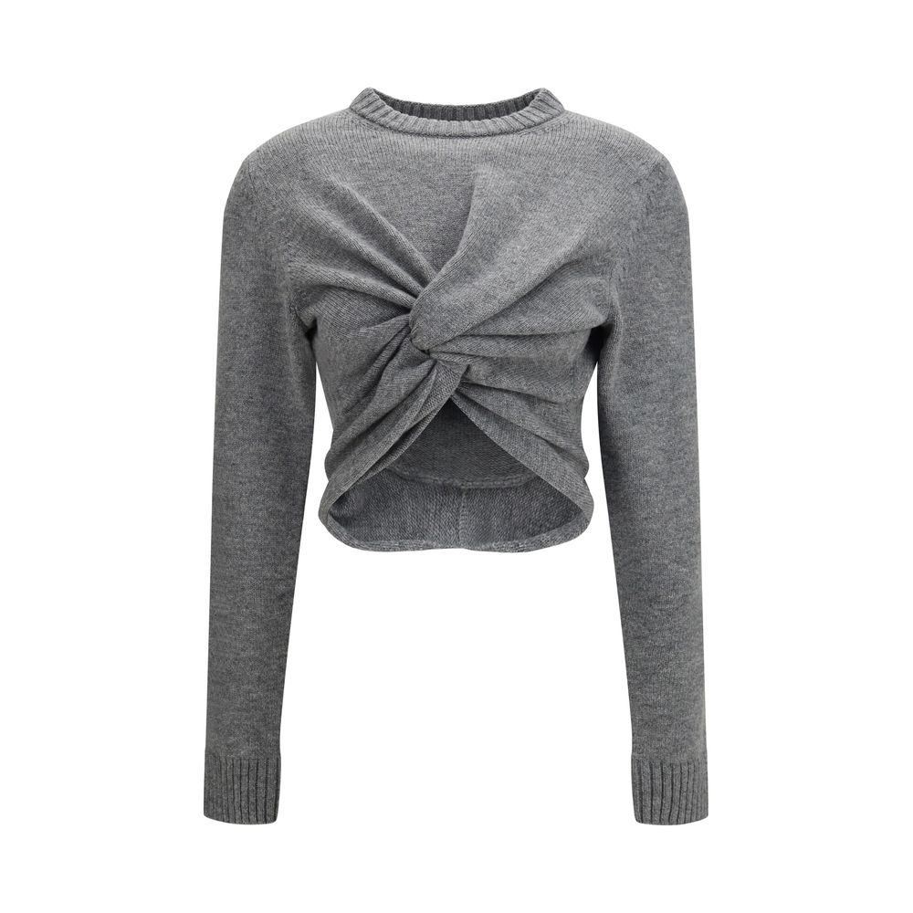 Balenciaga | Gray Wool Oves Aries Sweatshirt