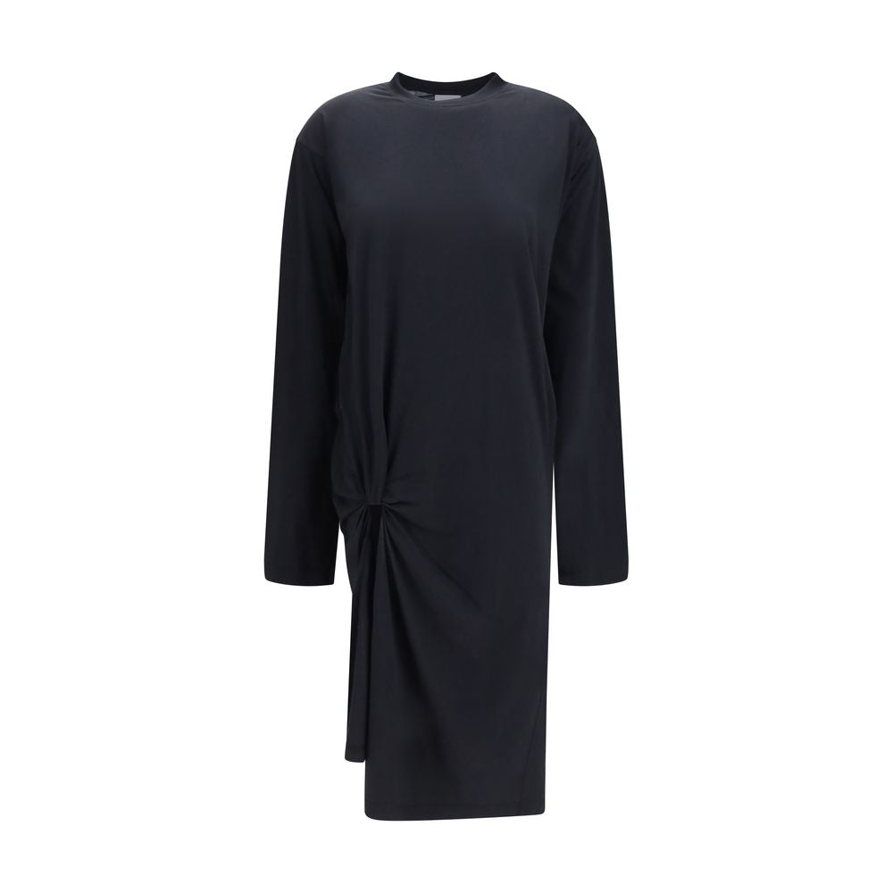 Balenciaga | Black Cotton Casual Dress