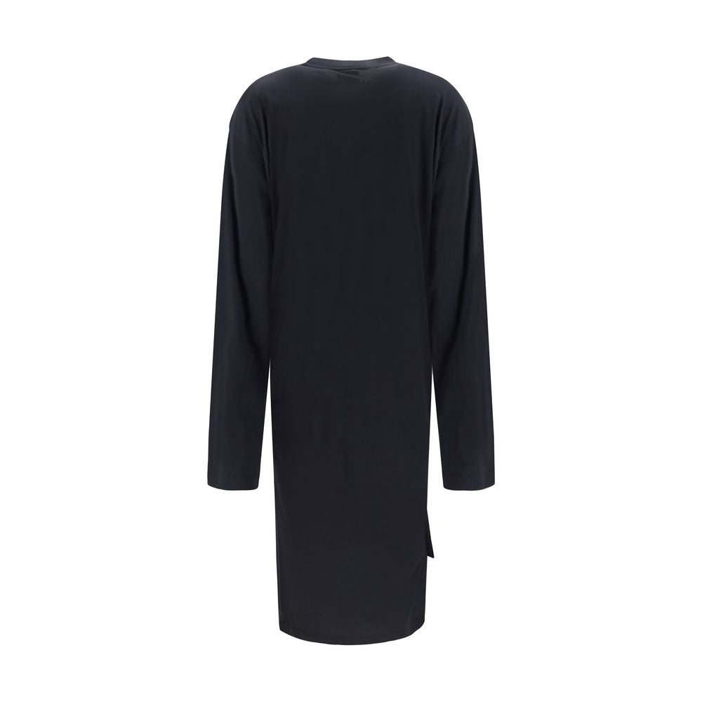 Balenciaga | Black Cotton Casual Dress