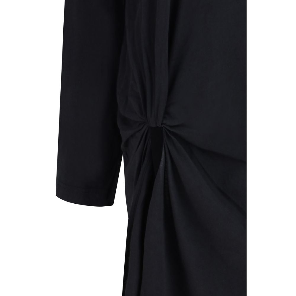Balenciaga | Black Cotton Casual Dress