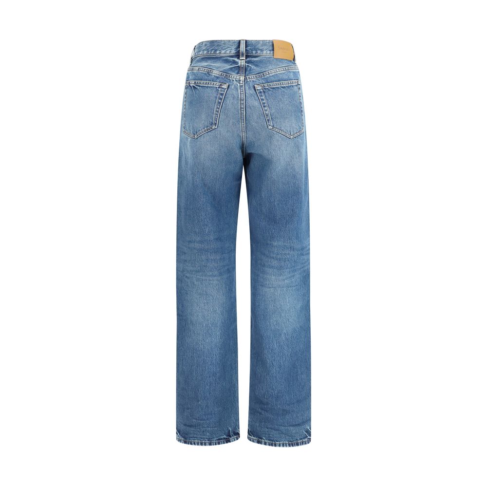 Saint Laurent | Blue Cotton Jeans Denim