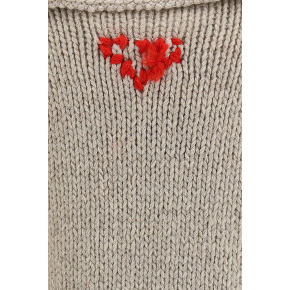 Prada | Gray Wool Oves Aries Cardigan