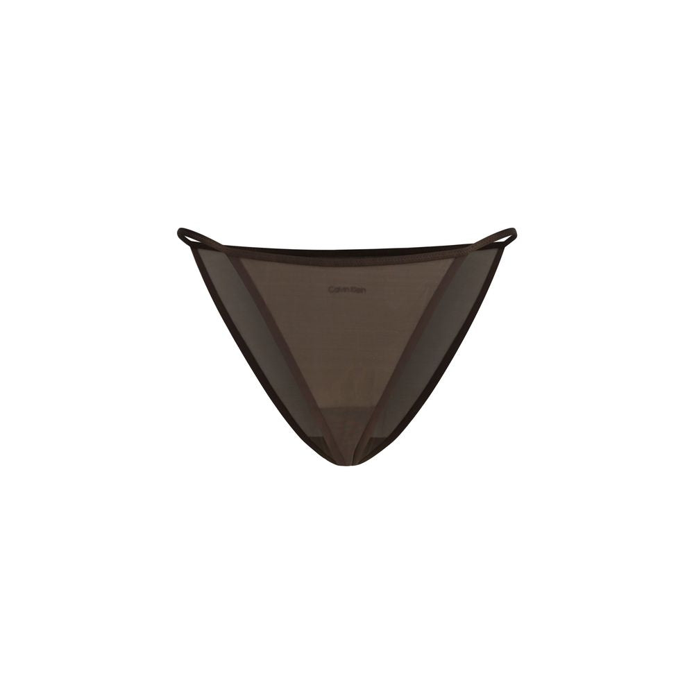 Calvin Klein | Brown Nylon Pantie