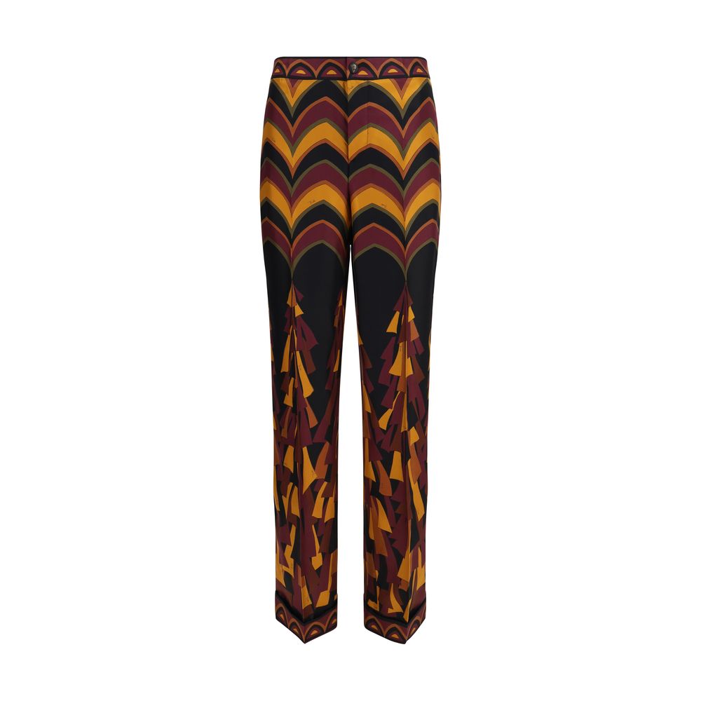 Emilio Pucci | Multicolor Silk Casual Pants