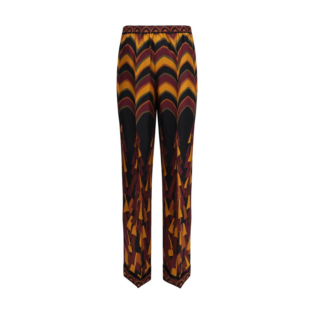 Emilio Pucci | Multicolor Silk Casual Pants