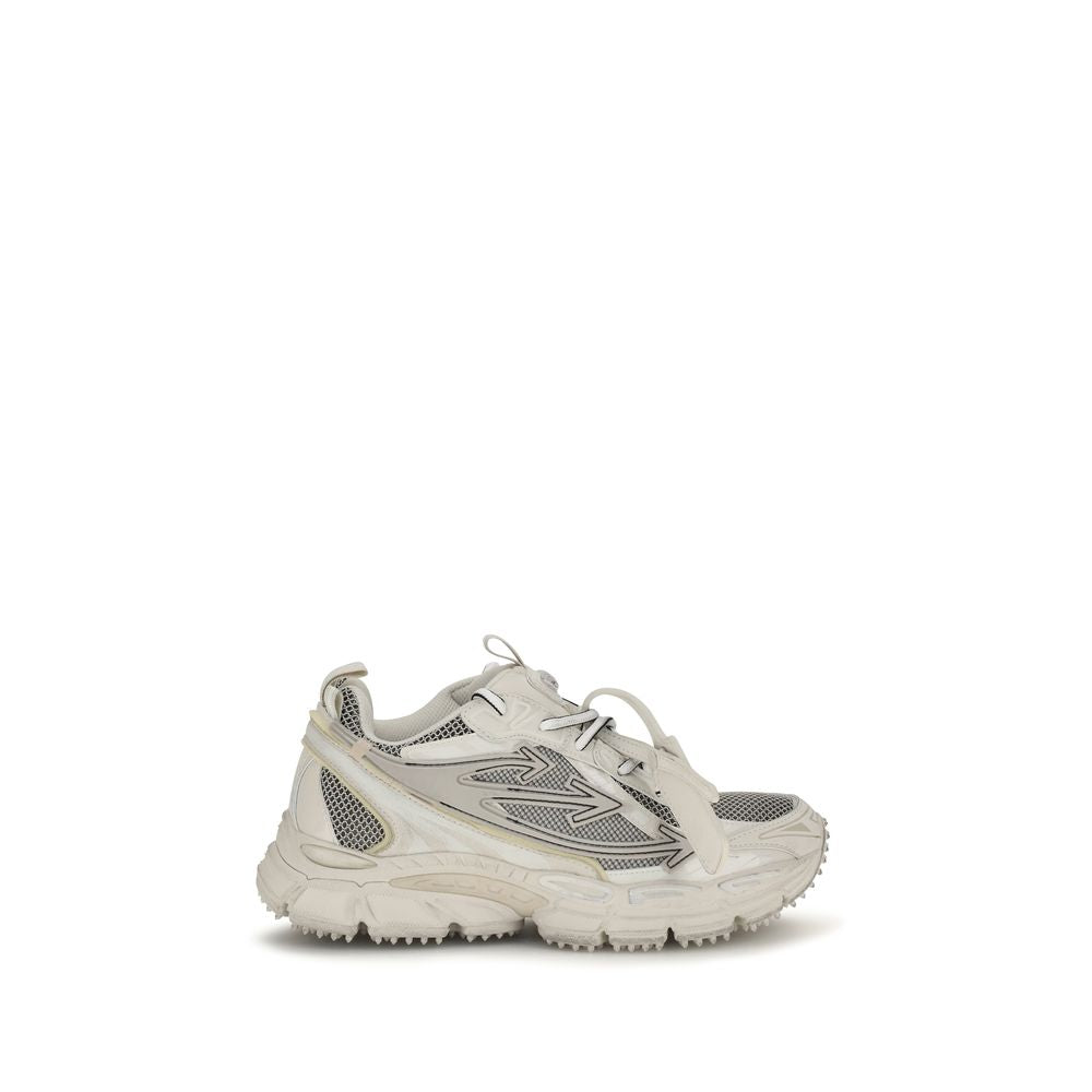 Off-White | Beige Polyethylene Athletic Sneakers
