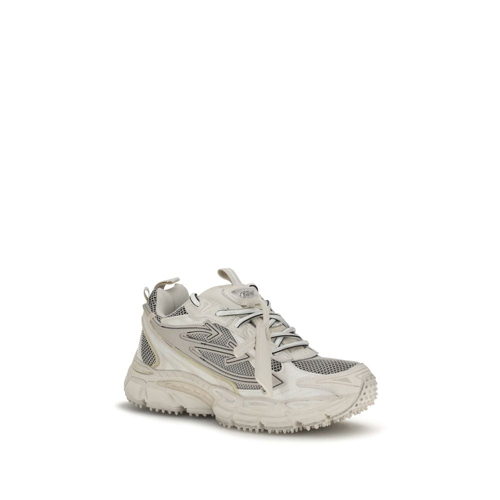 Off-White | Beige Polyethylene Athletic Sneakers