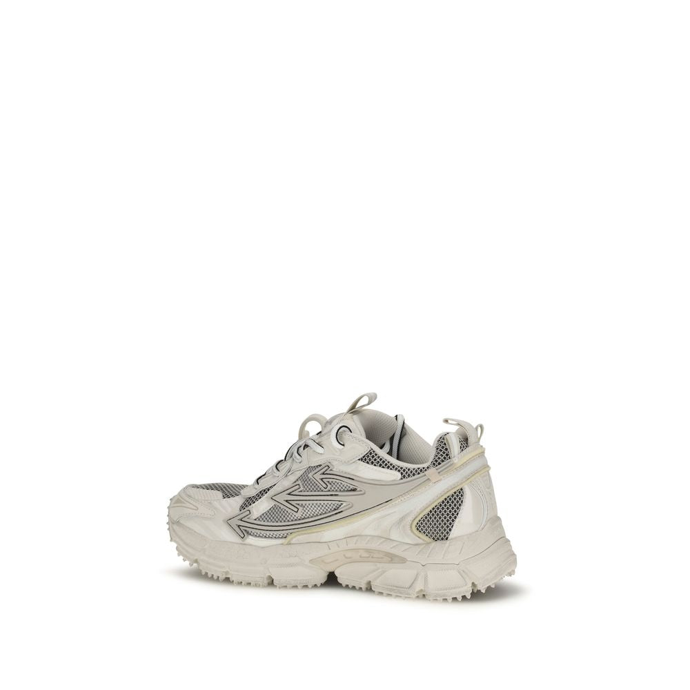 Off-White | Beige Polyethylene Athletic Sneakers