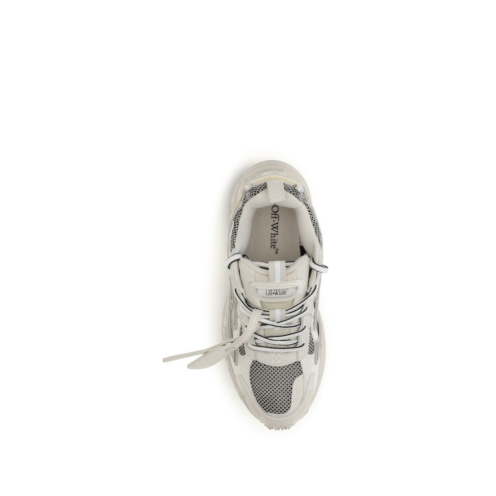 Off-White | Beige Polyethylene Athletic Sneakers