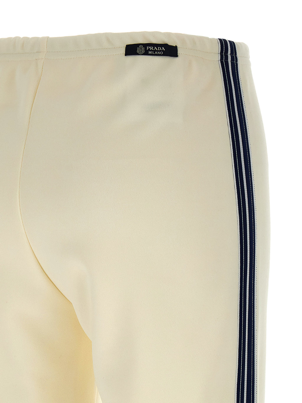 Prada | White Polyester Joggers (Workout Pants)