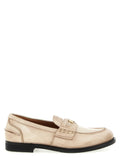 Miu Miu | White Calfskin Slip-On Loafers