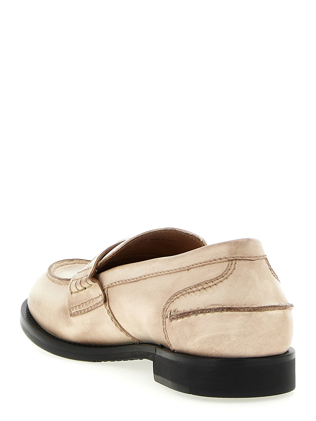 Miu Miu | White Calfskin Slip-On Loafers