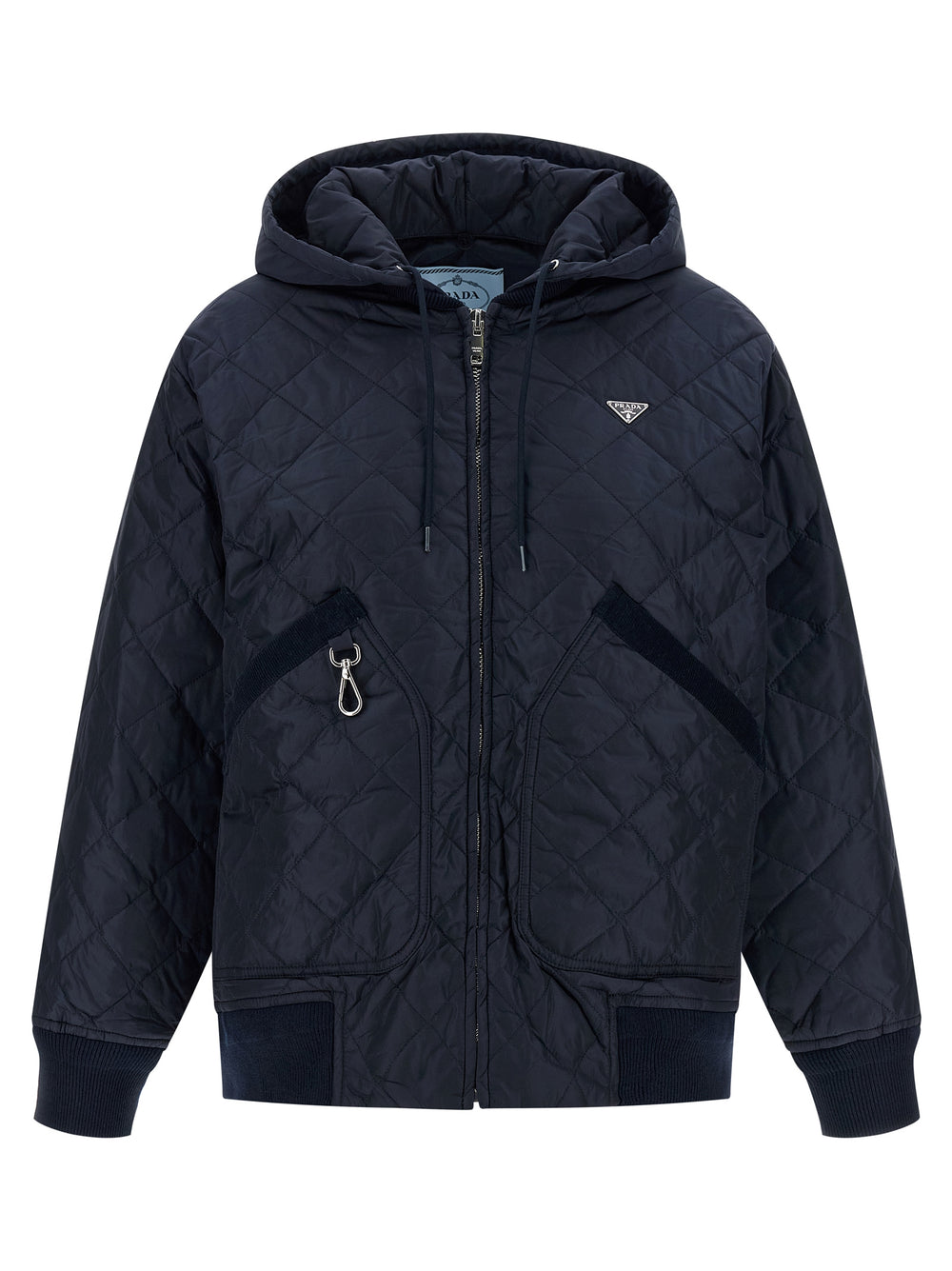 Prada | Blue Recycled Polyamide Bomber