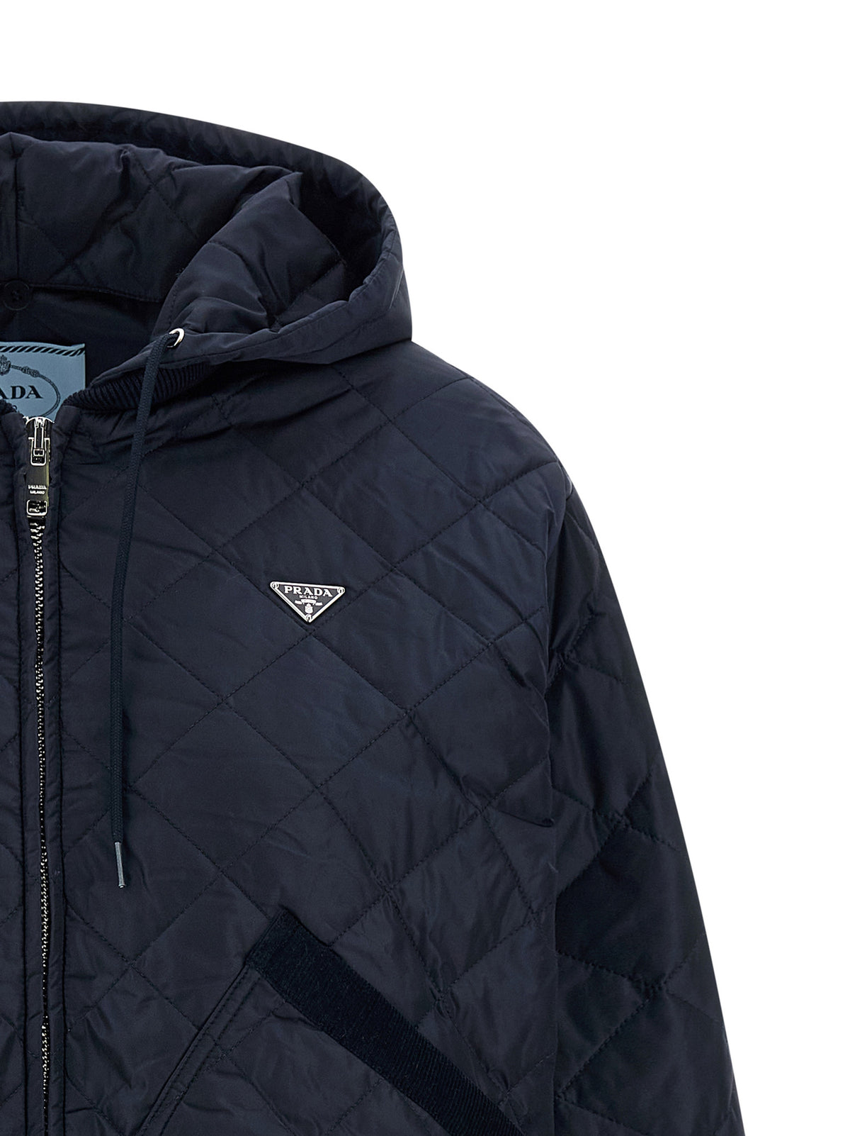 Prada | Blue Recycled Polyamide Bomber