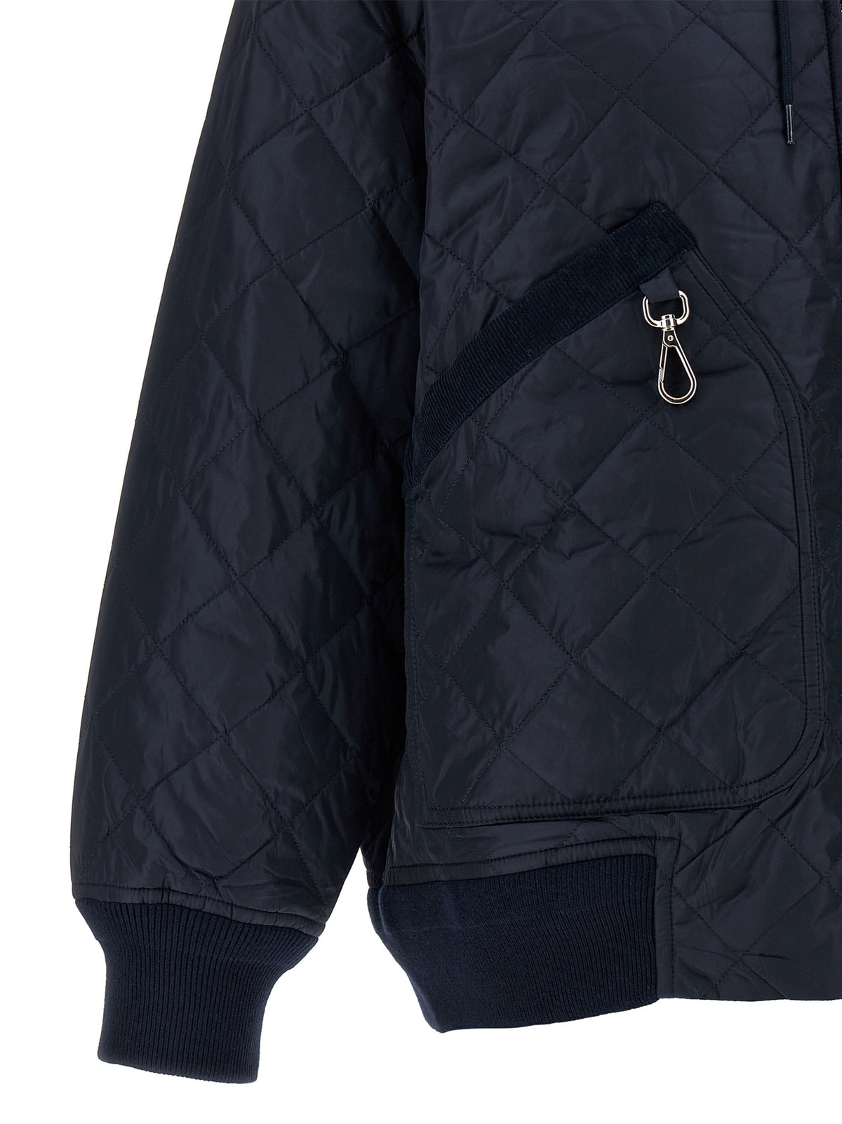 Prada | Blue Recycled Polyamide Bomber
