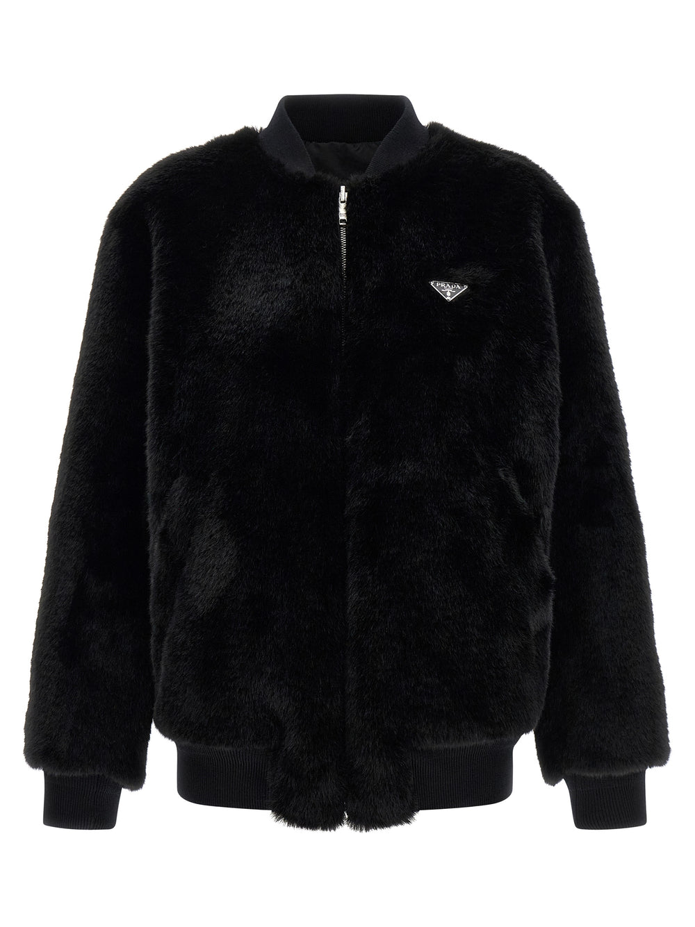 Prada | Black Recycled Polyamide Bomber