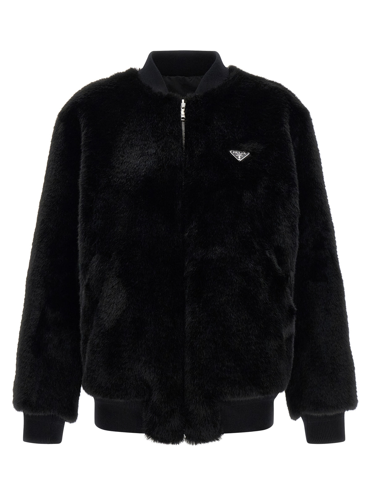 Prada | Black Recycled Polyamide Bomber
