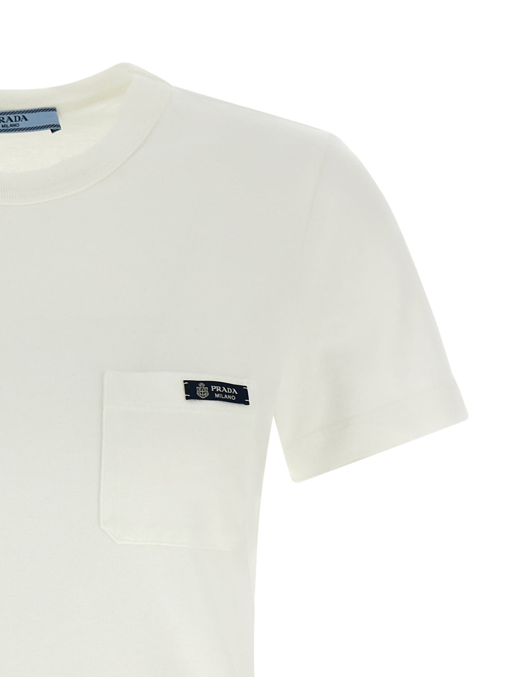 Prada | White Cotton T-Shirt