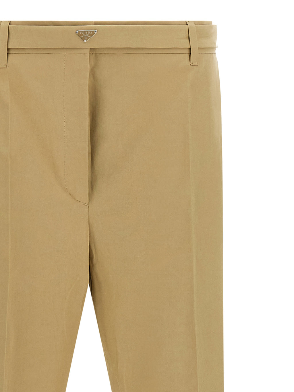 Prada | Beige Cotton Casual Pants