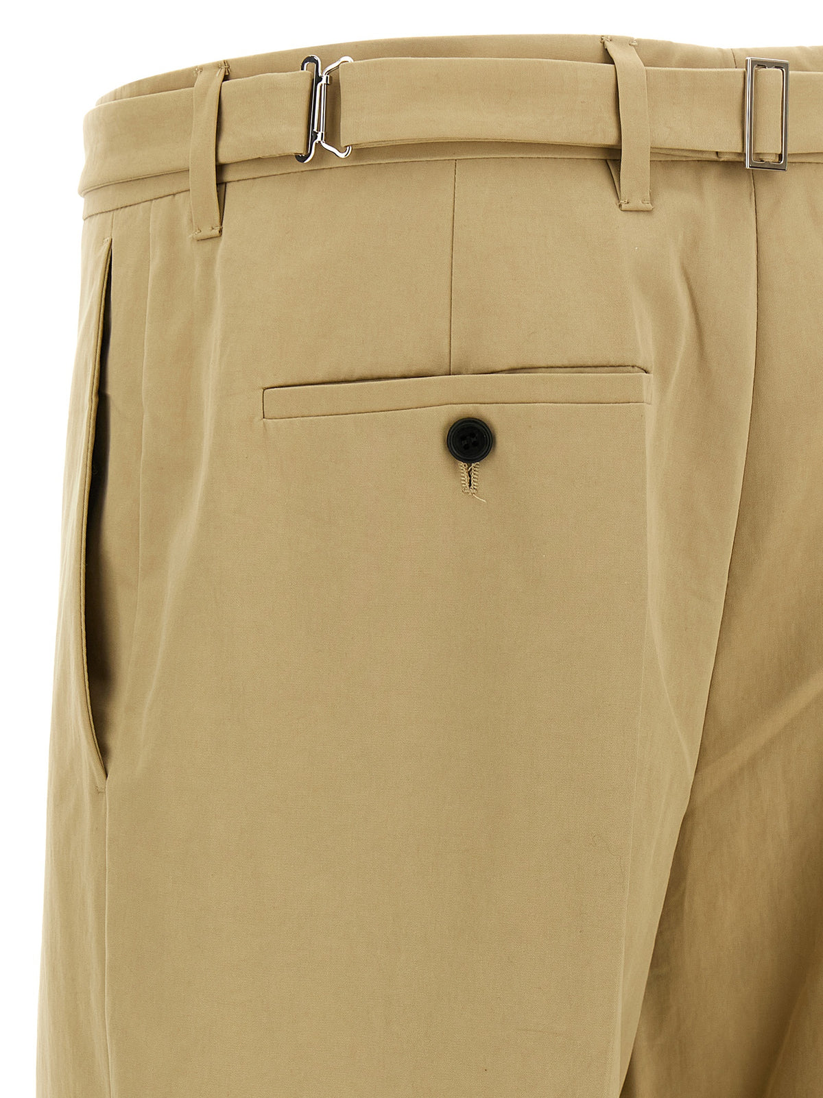 Prada | Beige Cotton Casual Pants