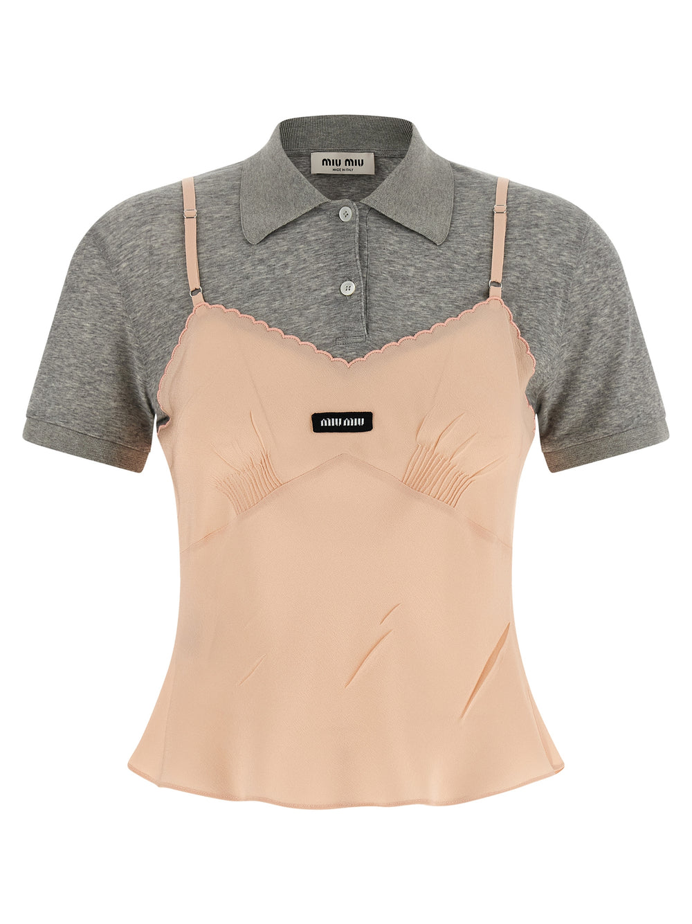 Miu Miu | Multicolor Silk Shortsleeve Shirt