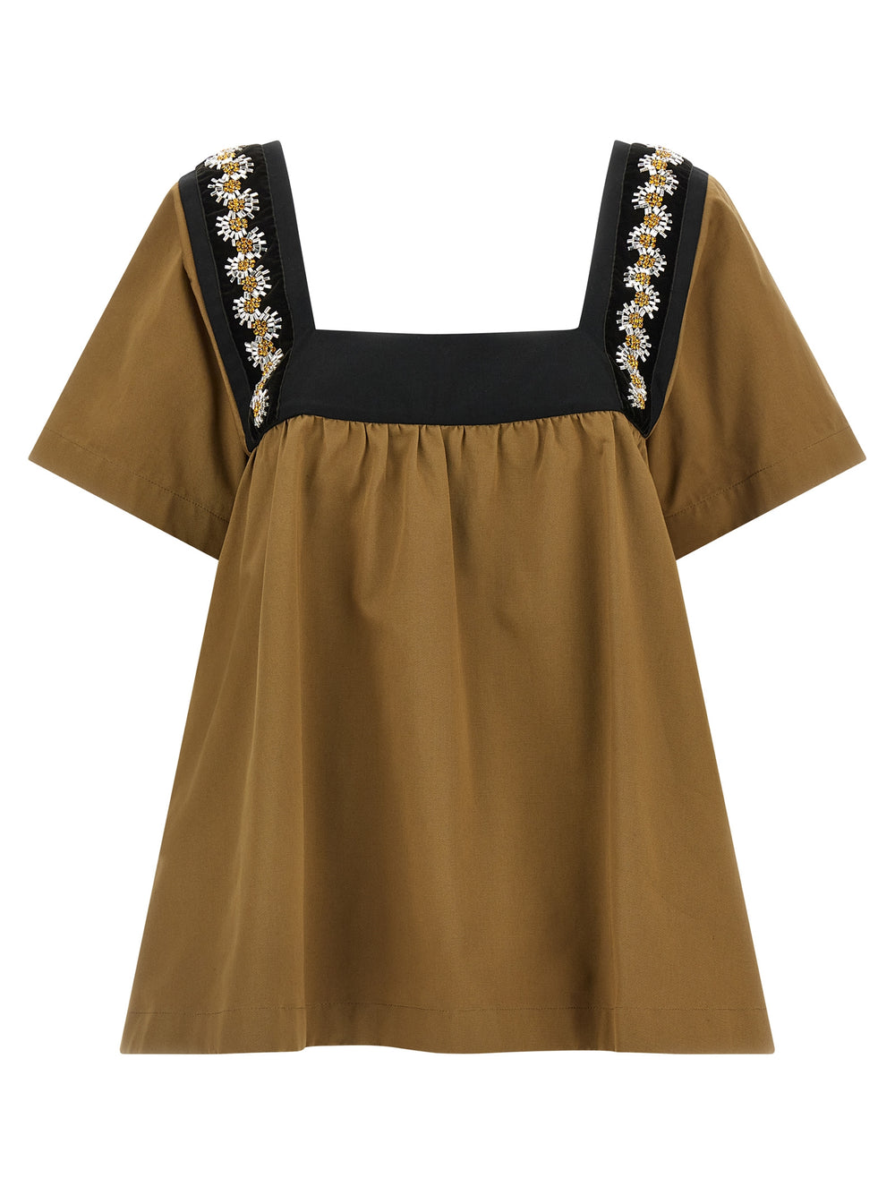 Prada | Beige Cotton Blouse