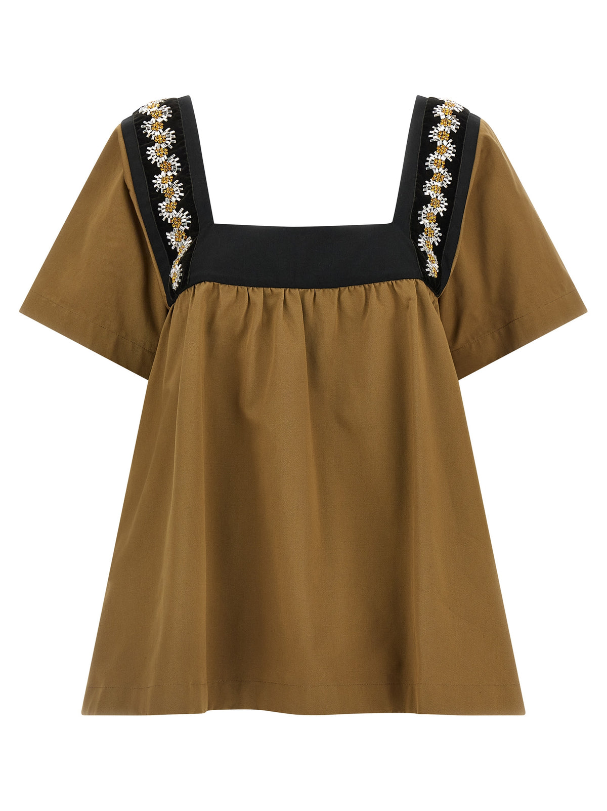 Prada | Beige Cotton Blouse