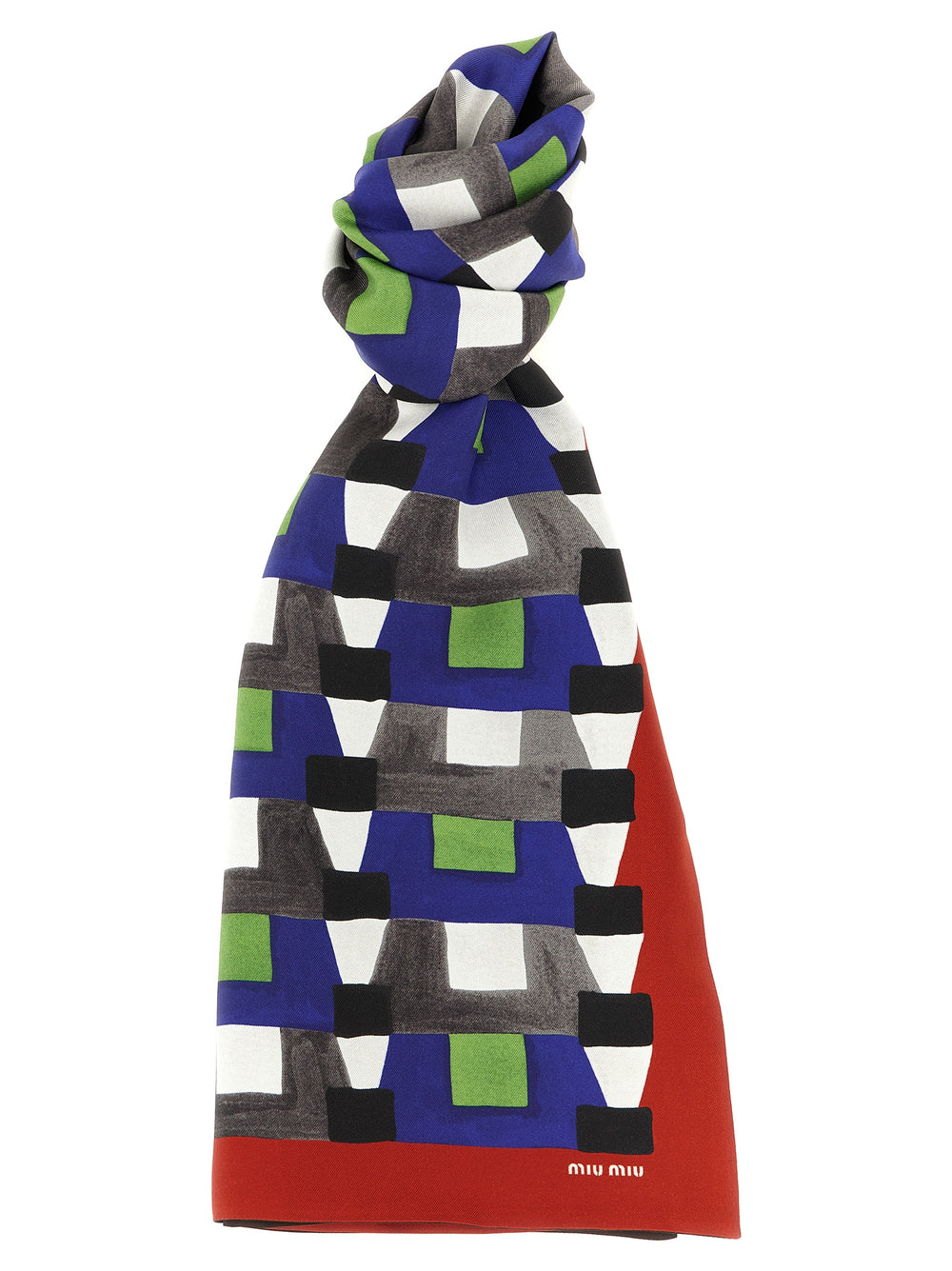 Miu Miu | Multicolor Silk Scarf
