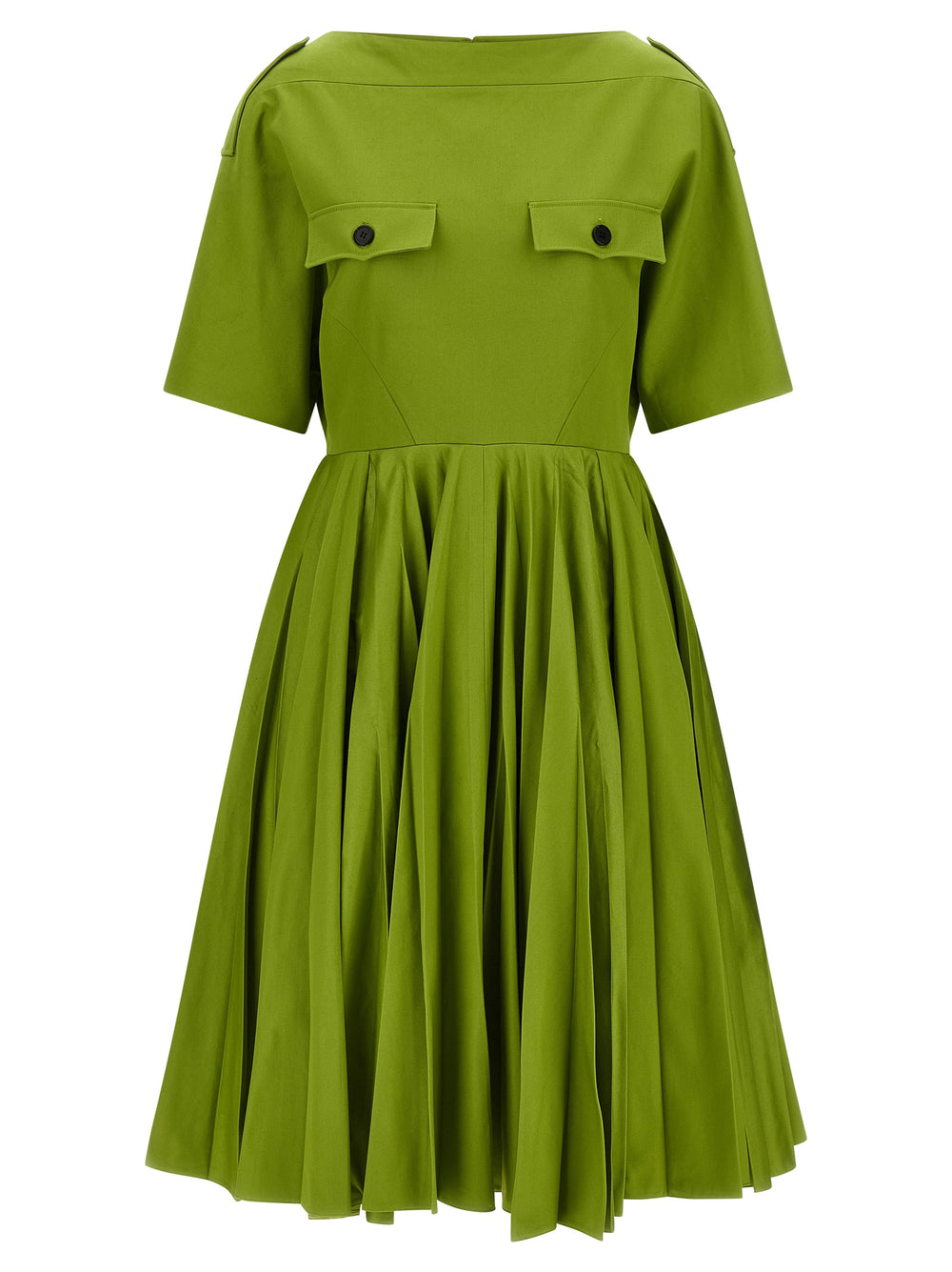 Prada | Bicolor Cotton Casual Dress